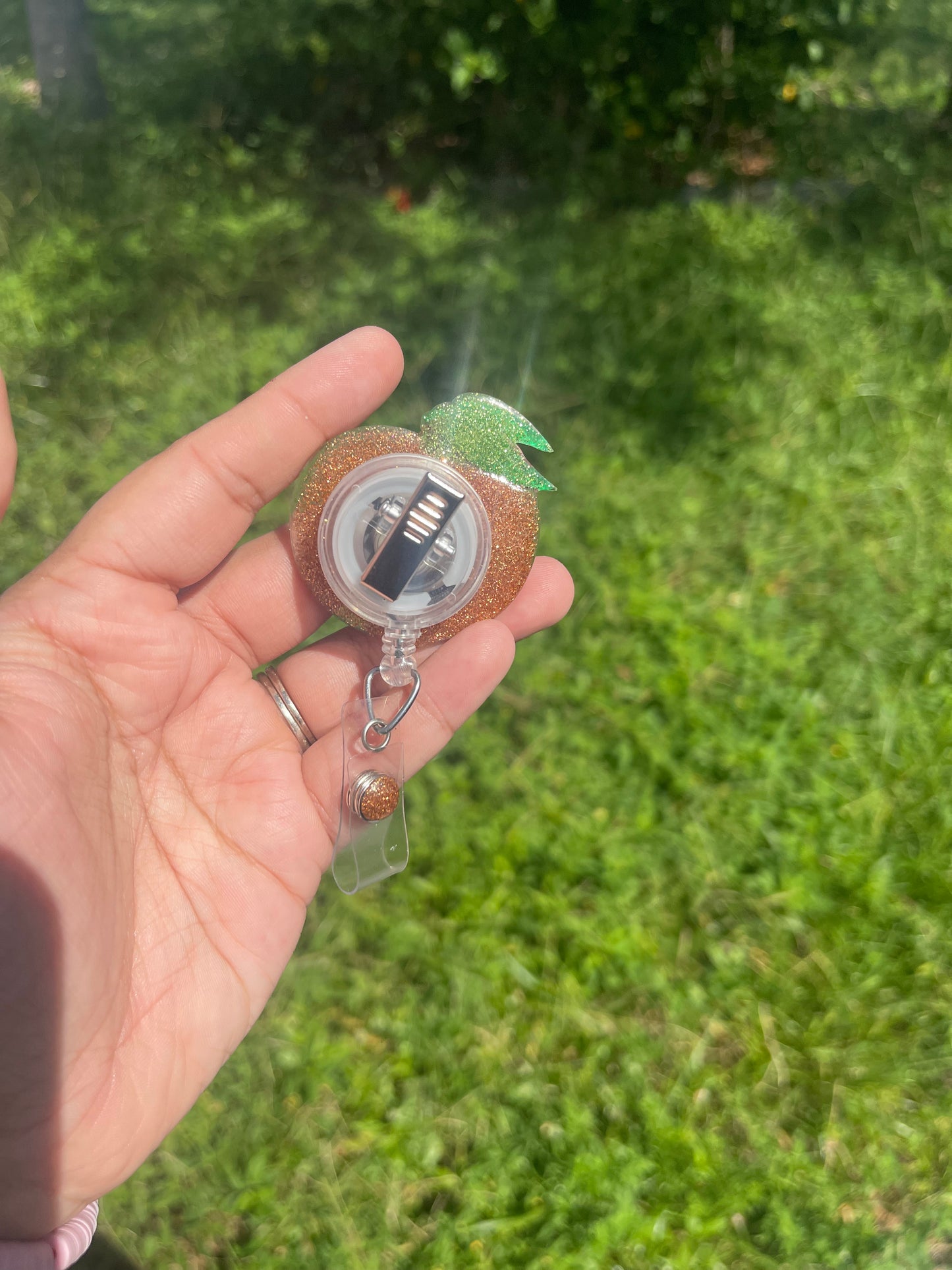 Peaches Badge Reel