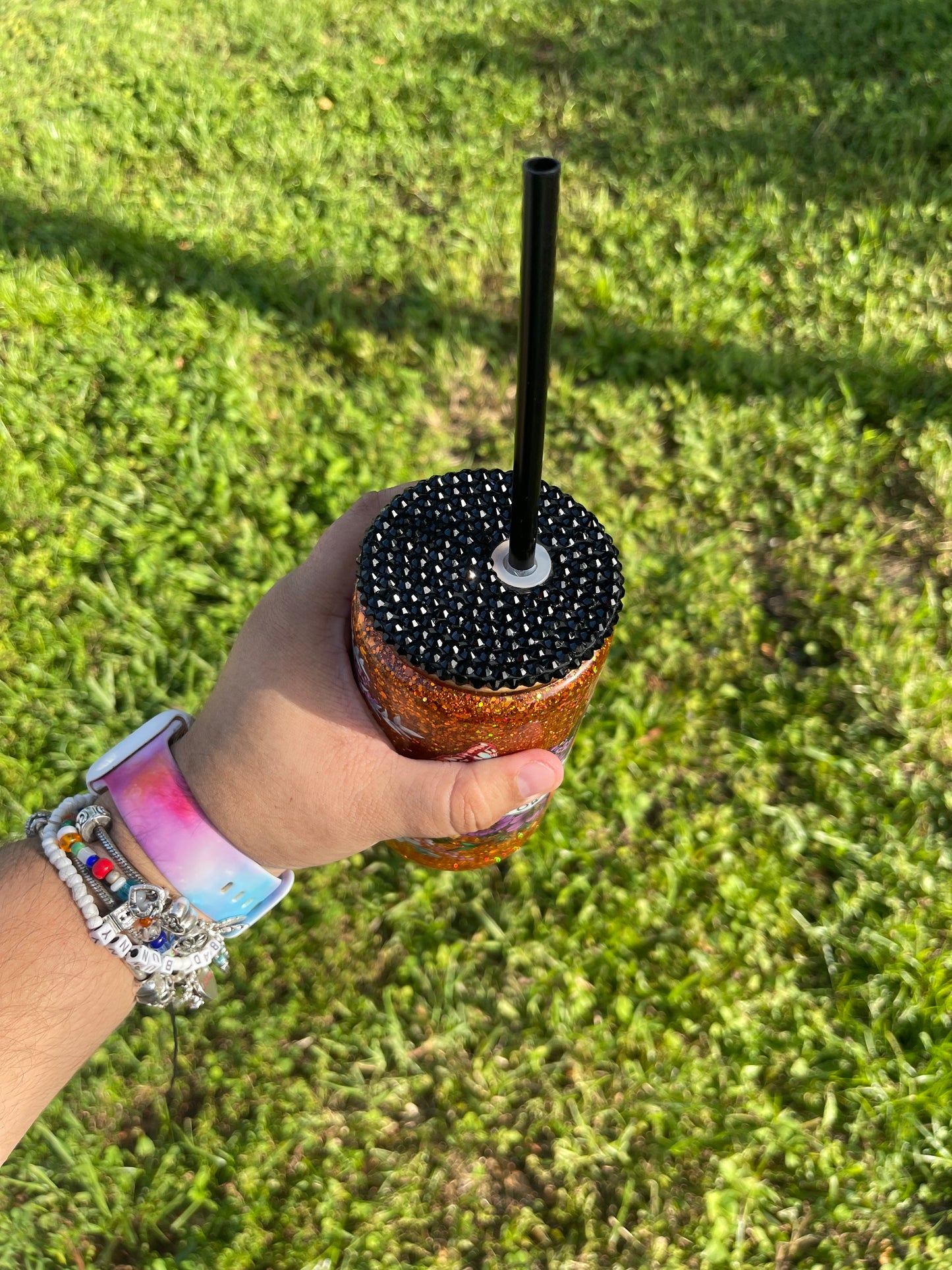A little sweet a little Spooky Halloween tumbler