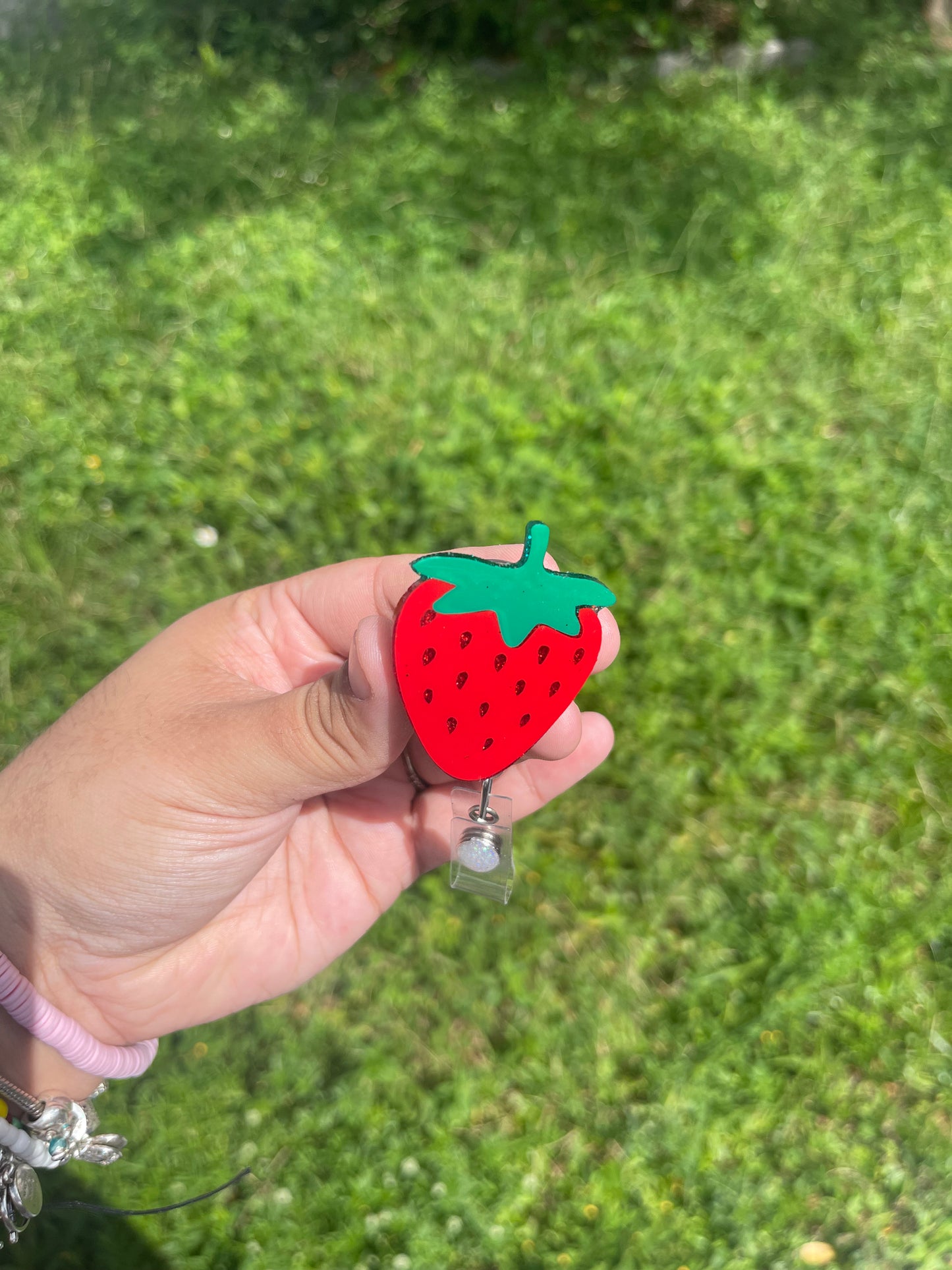 Strawberry Badge Reel