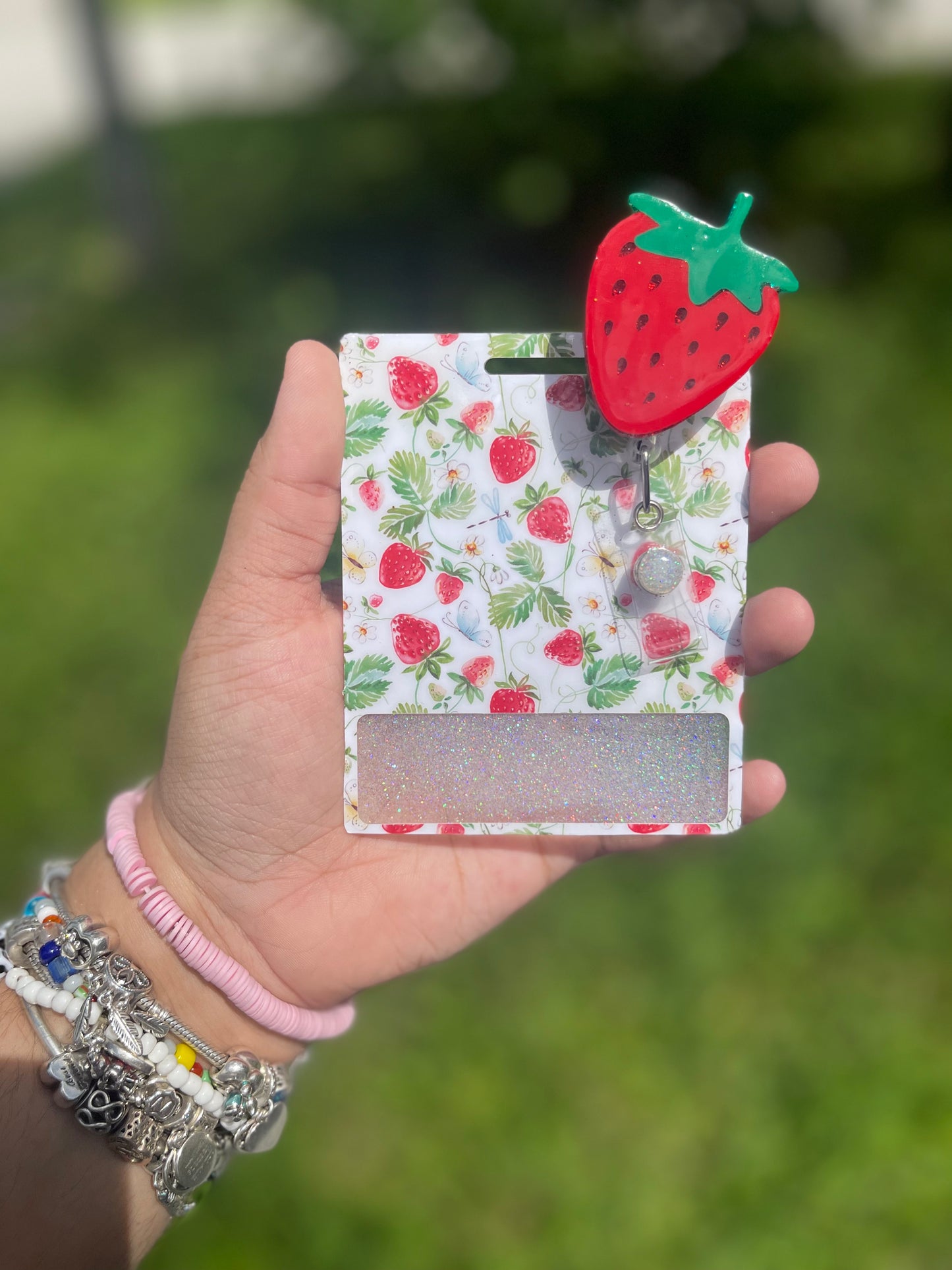 Strawberry Badge Reel