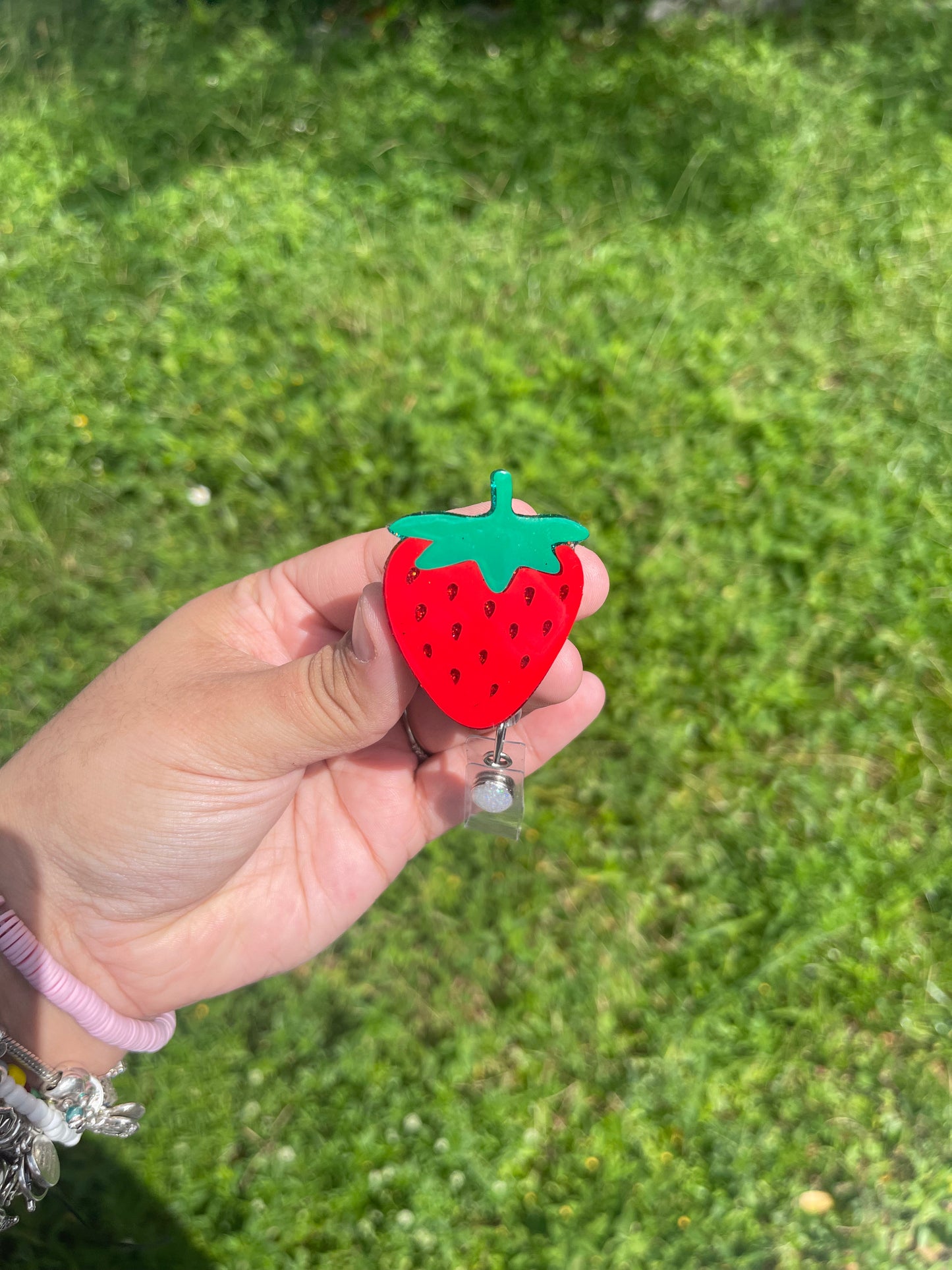Strawberry Badge Reel