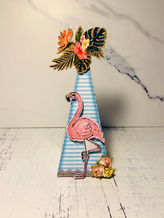 Flamingo Theme Cone Party Favor Box. Flamingo theme Treat Boxes. Flamingo Party decor and gift boxes. Goodie bags, Treat boxes, Candy Box.