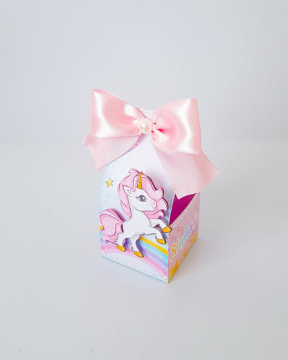 Unicorn Pouch favor box, Unicorn Decoration, Unicorn Baby Shower, Unicorn party,Luxury goodie bags,