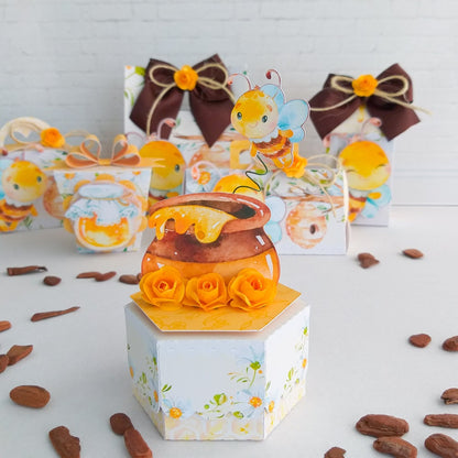 Honey Personalized Baby Shower honey Box - Honey Bee Personalized Favor Box - Bumble bee baby shower favors - bee theme party favor