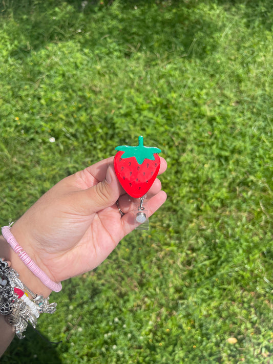 Strawberry Badge Reel