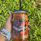 A little sweet a little Spooky Halloween tumbler