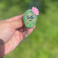 Baby Cactus Slice Badge Reel