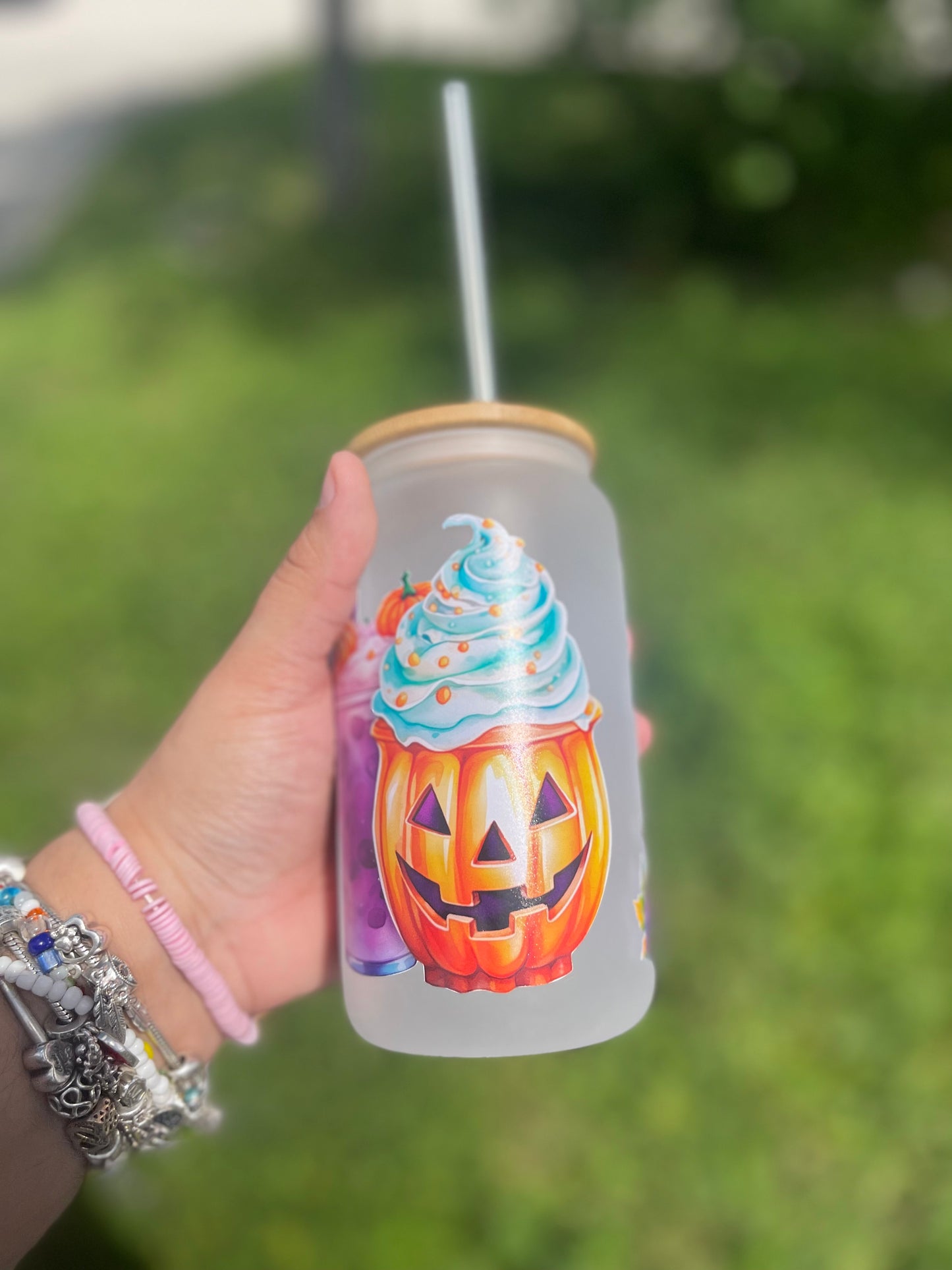 Colorful pumpkins Halloween Cup