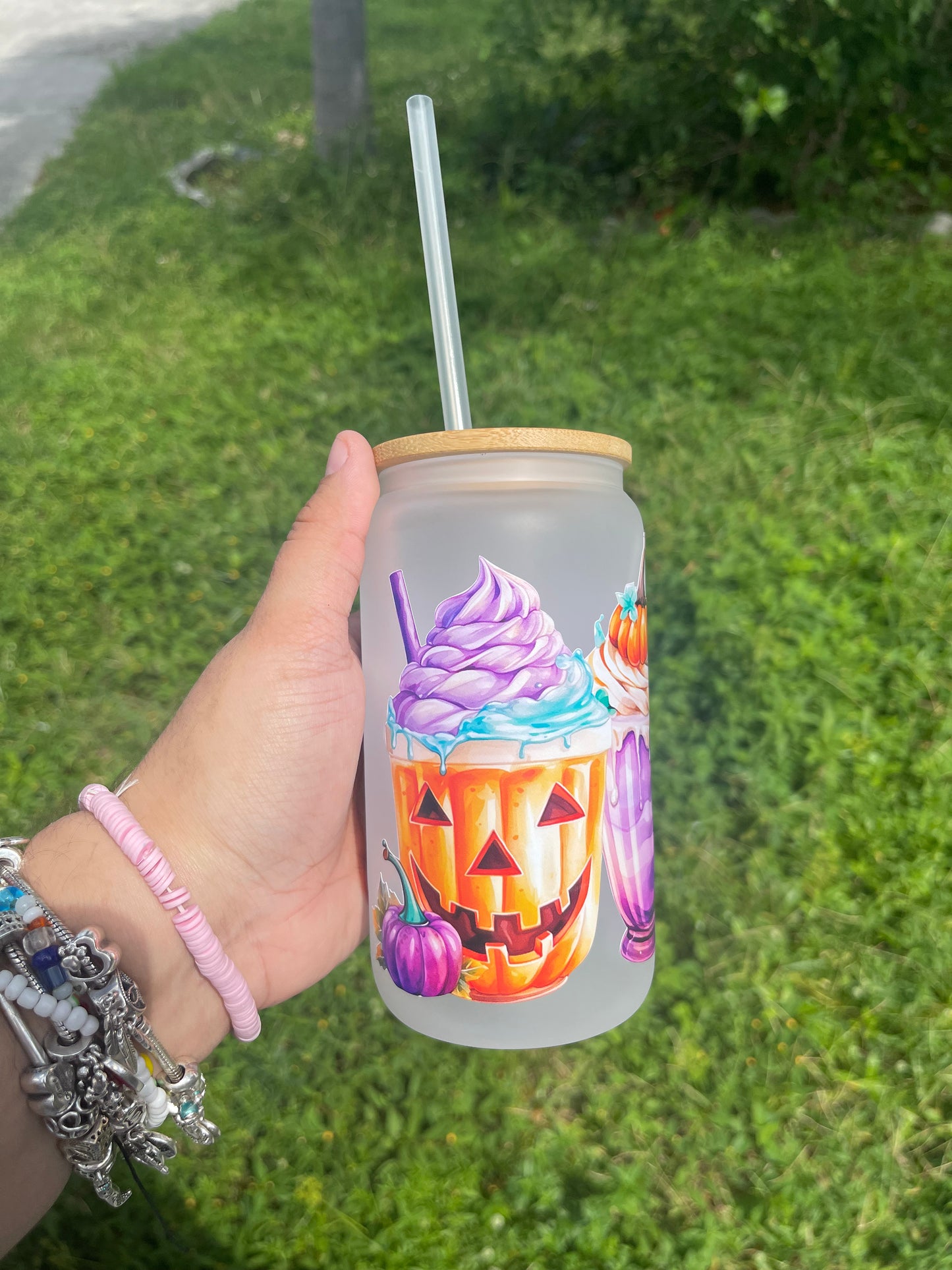 Colorful pumpkins Halloween Cup