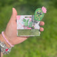Baby Cactus Slice Badge Reel