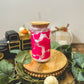 Cow Print 16 os glass Cup