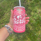 BB Girl pink Snowglobe tumbler