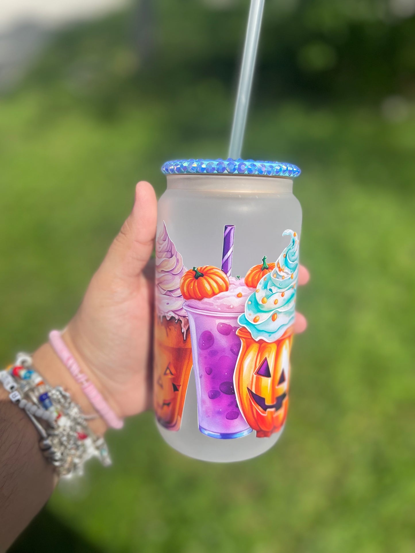 Colorful pumpkins Halloween Cup