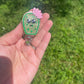 Baby Cactus Slice Badge Reel