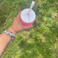 BB Girl pink Snowglobe tumbler