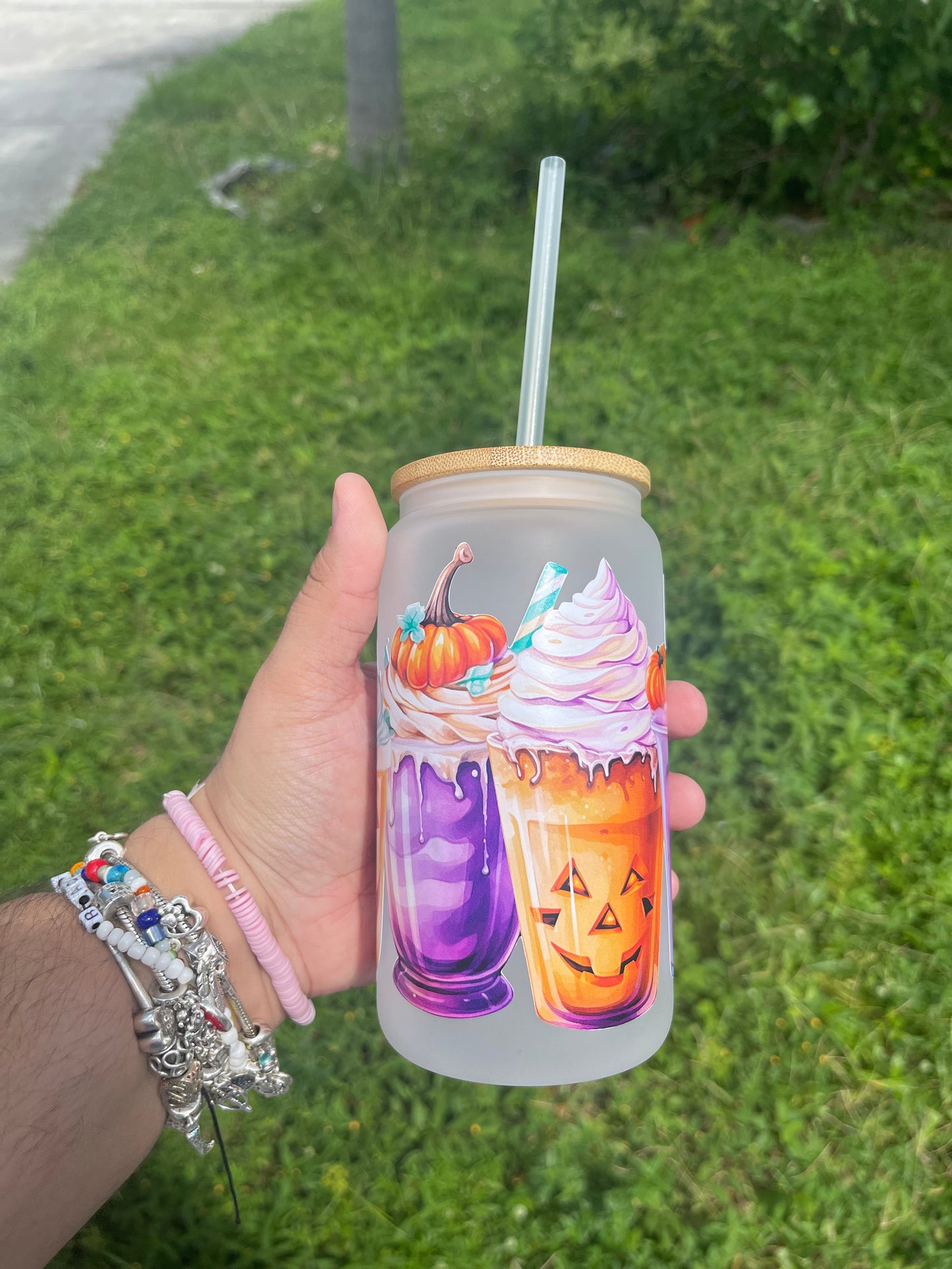 Colorful pumpkins Halloween Cup