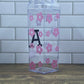Customizable Milk Carton  water bottle - With Daisies