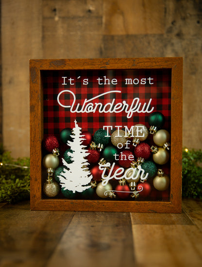 Christmas Shadowbox - it’s the most wonderful time of the year