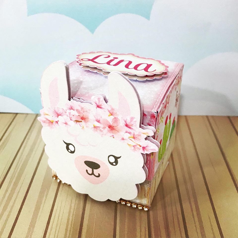 Llama Theme  -  Party Favor Boxes