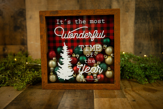 Christmas Shadowbox - it’s the most wonderful time of the year