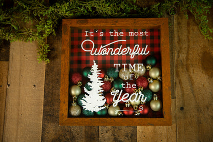 Christmas Shadowbox - it’s the most wonderful time of the year