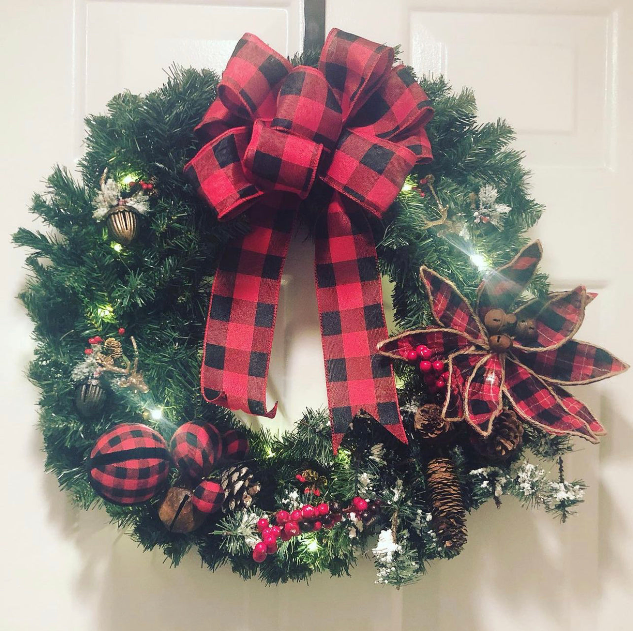 Buffalo plaid Wreath