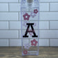 Customizable Milk Carton  water bottle - With Daisies