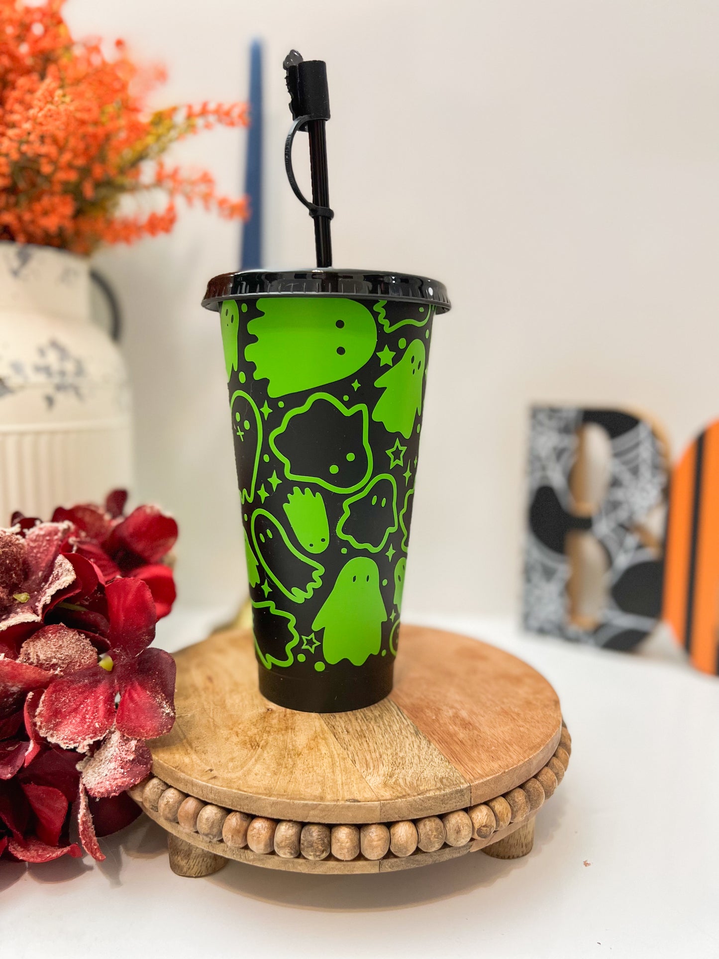 Green Ghost Black Cold Cup