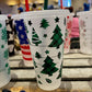 Buffalo Plaid Christmas Tree custom Starbucks cups