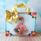 Flamingo Party Favor Bag, Personalized favor boxes, Candy Box, Treat Box, Goodie Bag, Flamingo Themed Birthday Party Decorations.