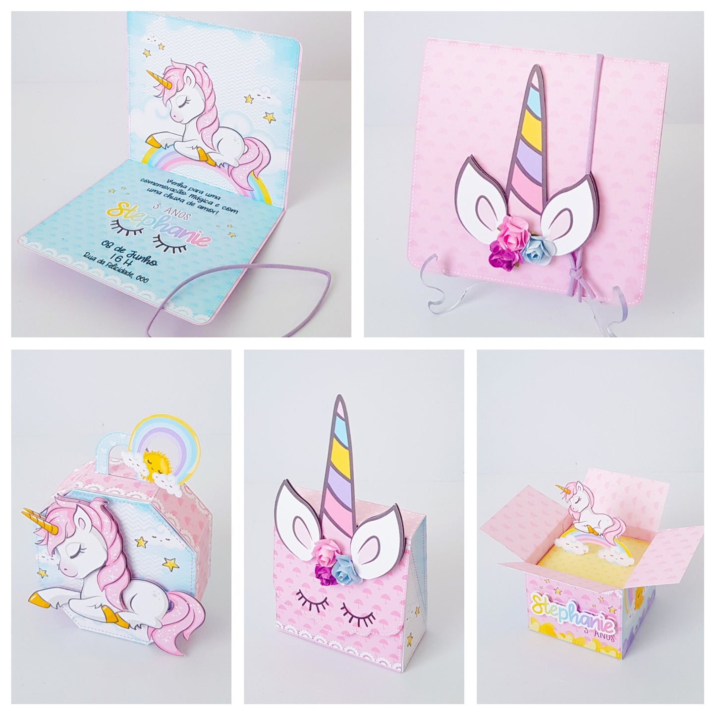 Unicorn Sushi favor box, Unicorn Decoration, Unicorn Baby Shower, Unicorn party,Luxury goodie bags,