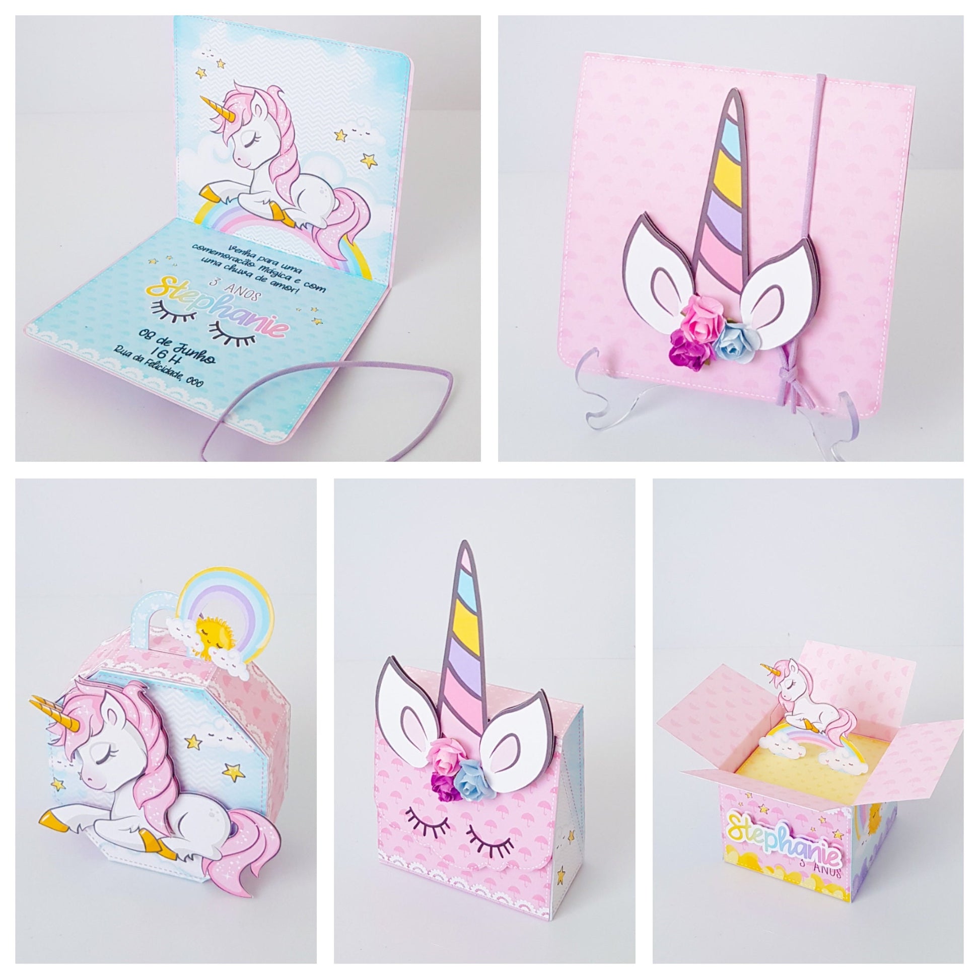 Unicorn Sushi favor box, Unicorn Decoration, Unicorn Baby Shower, Unicorn party,Luxury goodie bags,