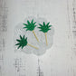 Pineapple Top Cupcake Toppers - Green Glitter - Tropical Party Decorations - Pineapple Cupcake Toppers - Fiesta Party Decor. Donut Topper
