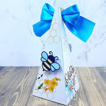 Bee Favor Box / Honeycomb Favor Box / Bumble Bee Favor Box / Honey Favor Box / Bee Gift / Honeycomb Gift / Honey Gift / Bee Cone Box