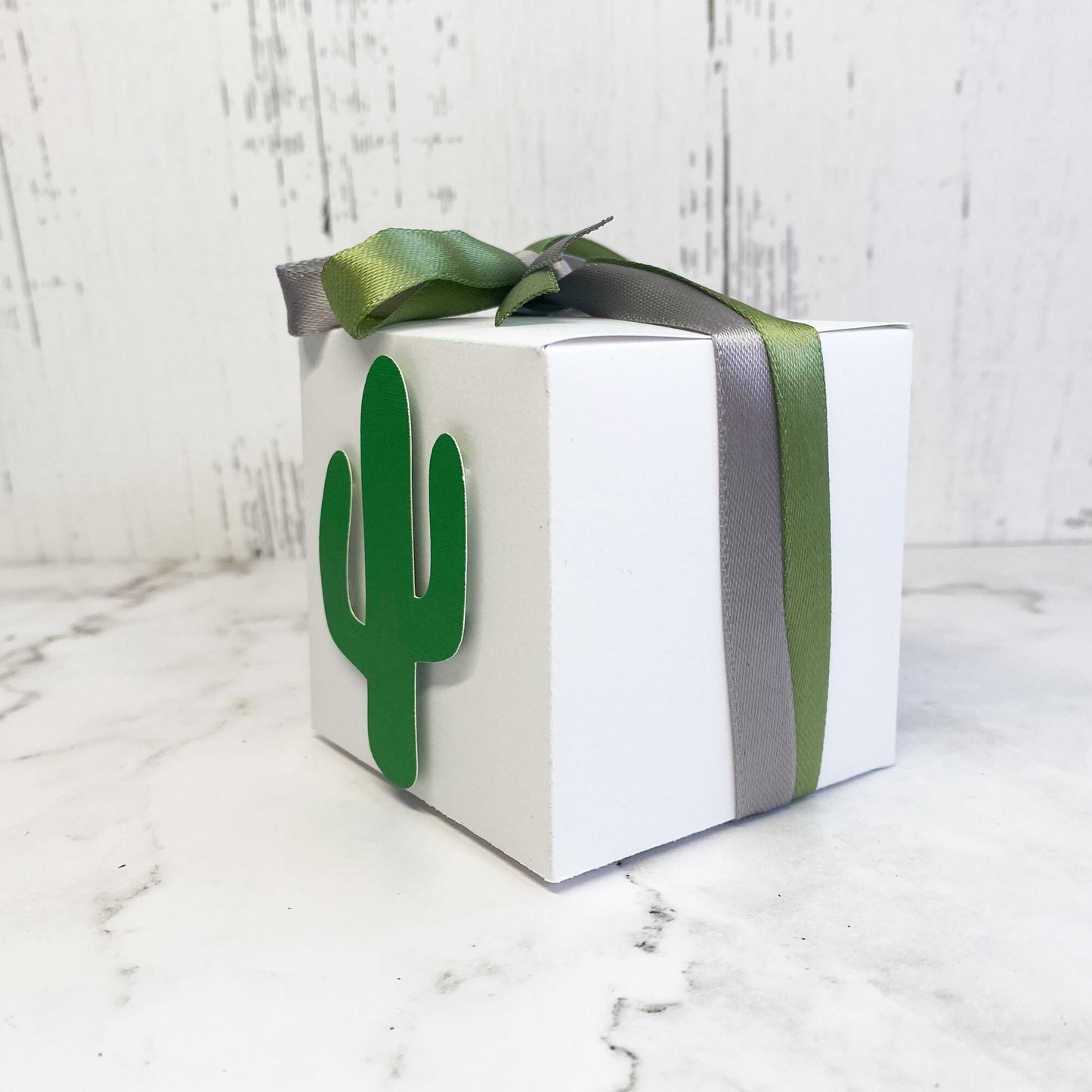 Cactus square Favor Boxes - Cactus Theme - Baby Shower Gift Boxes -  Fiesta Birthday Decor - Cactus  Bridal Shower Candy Box