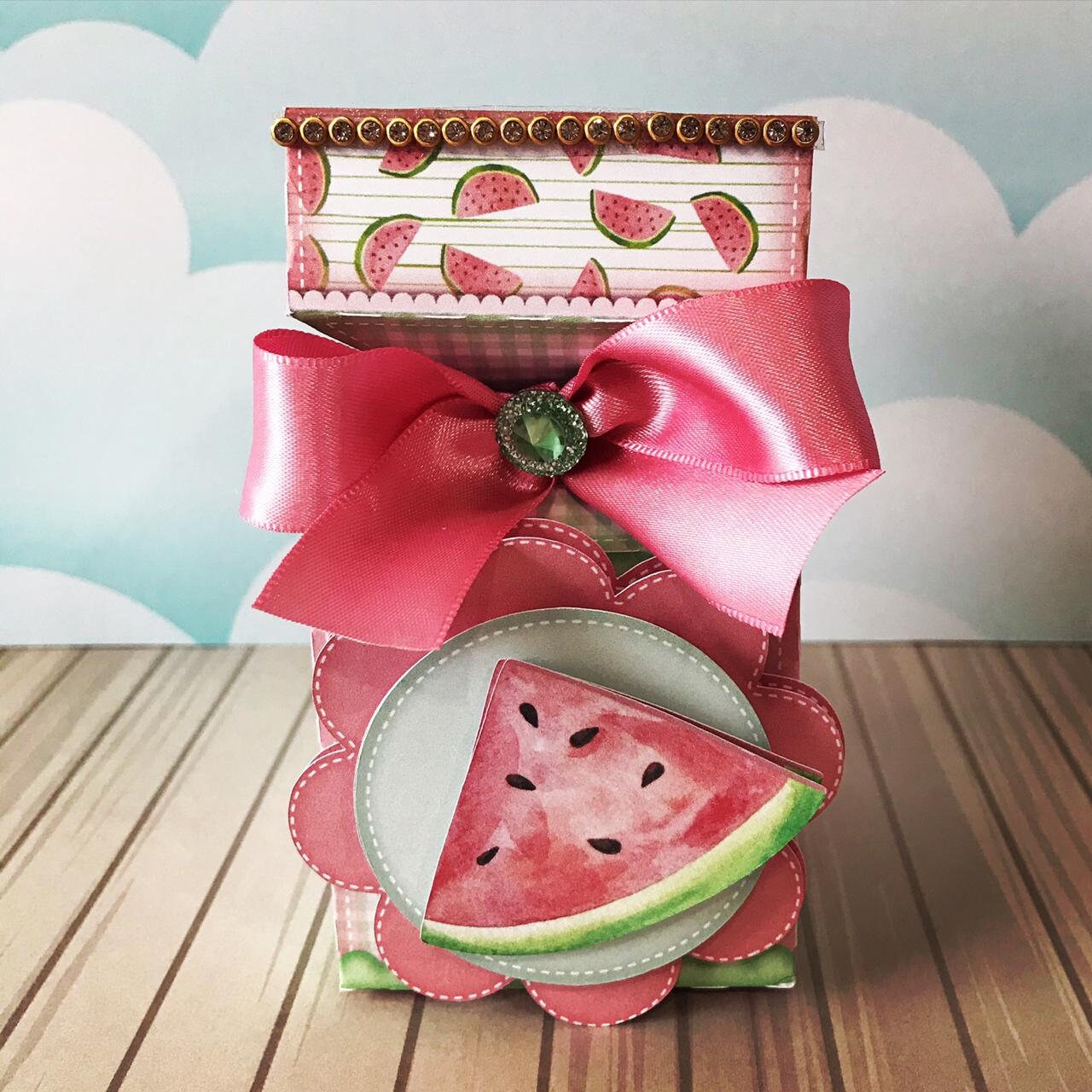 Watermelon favor box - one in a melon - Melon Half Candy Box - watermelon party decor - one in a melon decor- One in a melon party