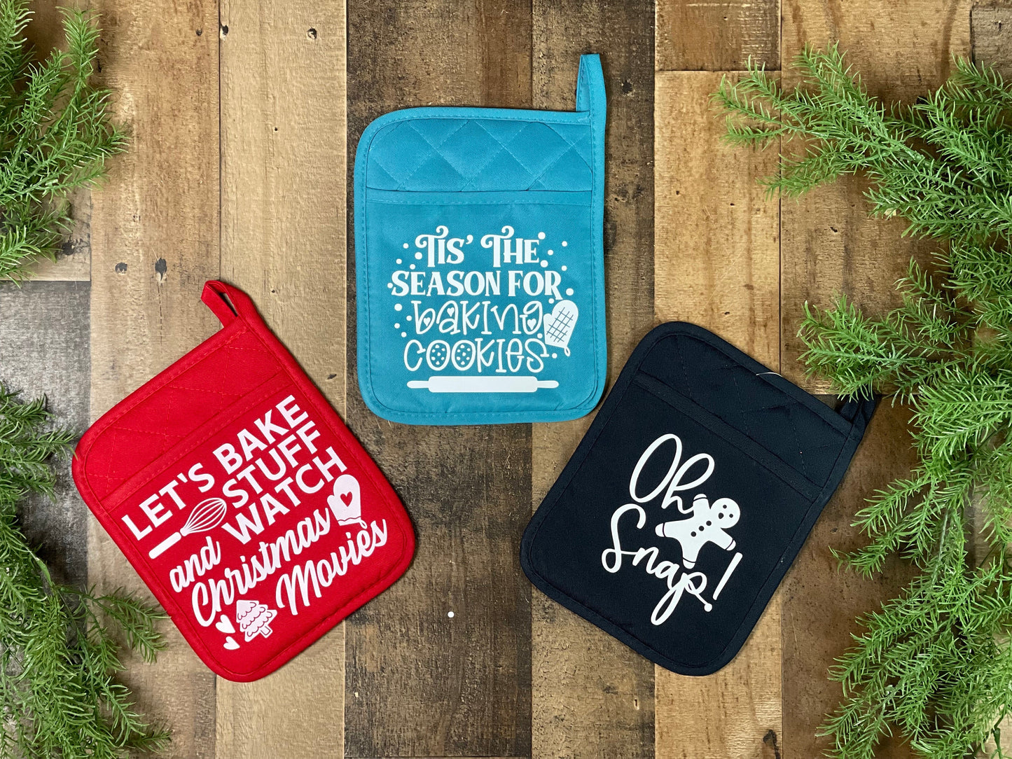 Neighbor Gift - Potholder Neighbor Gift - Oven Mitt Gift - Easy Holiday Gift  - Cookie Gift - Christmas Gift - Coworker Gift - Baked Goods