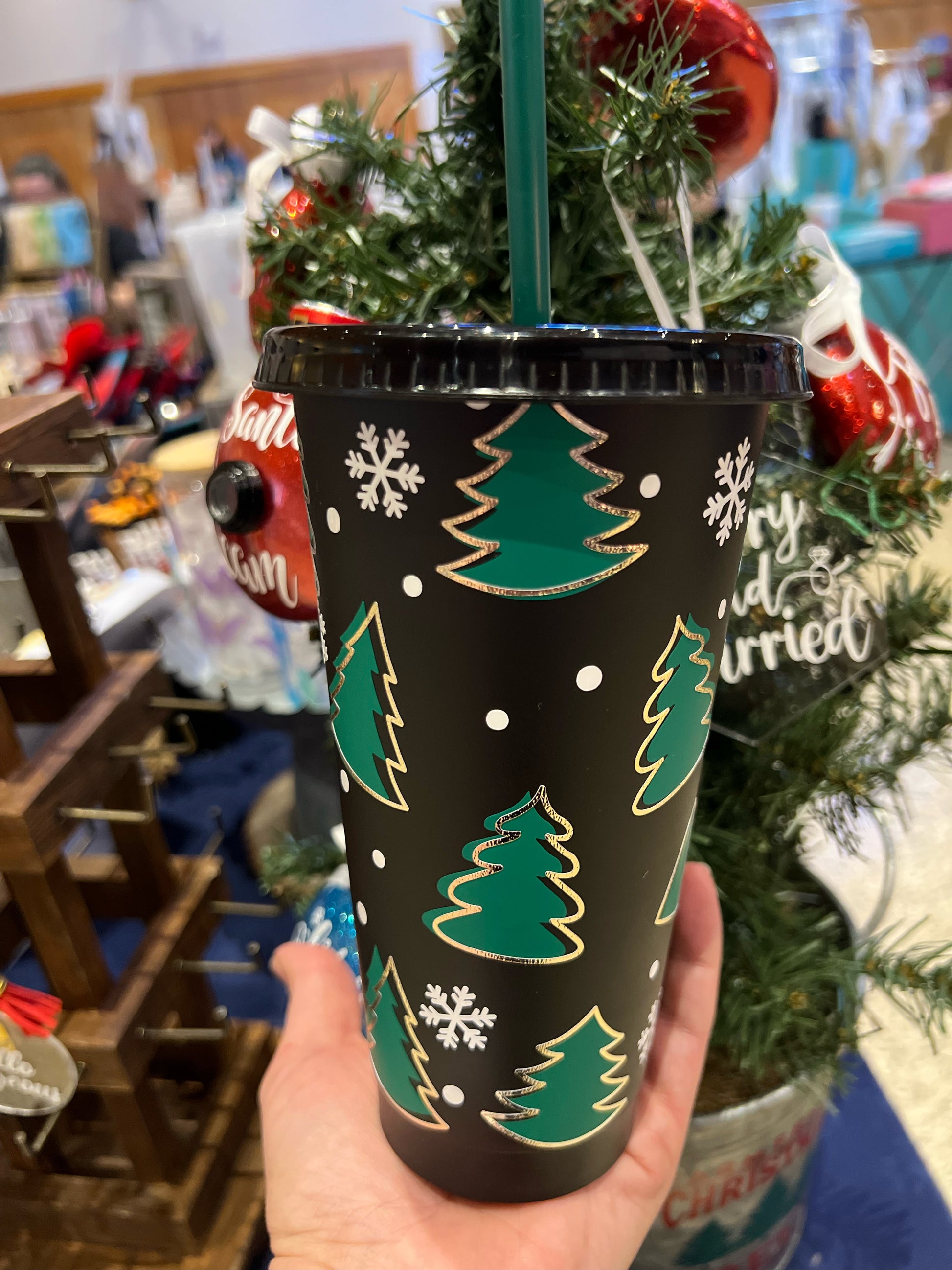 Christmas Plastic Cups Reusable Party Cups For Xmas Events - Temu Belgium