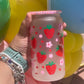 Strawberry Glass Cup